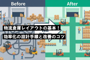 物流倉庫レイアウトの基本！効率化の設計手順と改善のコツ