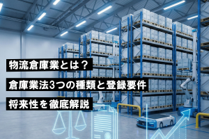 物流倉庫業とは？倉庫業法3つの種類と登録要件・将来性を徹底解説