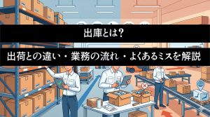 出庫とは？出荷との違い・業務の流れ・よくあるミスを解説